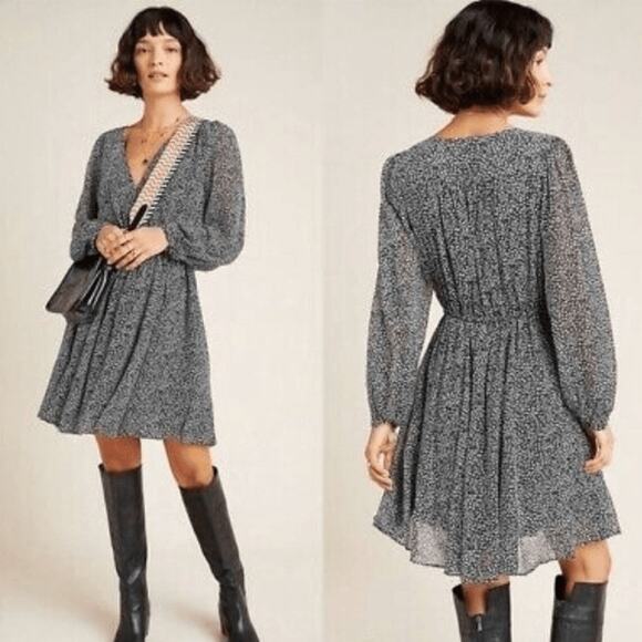 NWT 3X Plus Size Anthropologie Dress Maeve Carolyn Mini Dress Retro Feminine - Picture 3 of 7